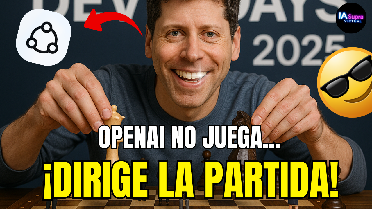 Dev Day 2025: OpenAI quiere ser el tablero, no solo el jugador | IA SUPRA VIRTUAL Dev Day 2025: OpenAI quiere ser el tablero, no solo el jugador | IA SUPRA VIRTUAL